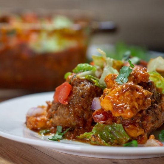 Taco Meatball Casserole