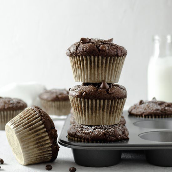 GF Double Chocolate Espresso Muffin