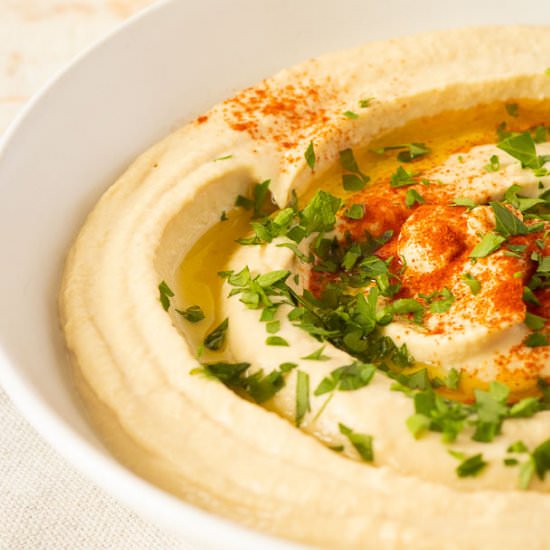 Perfect Hummus for lazy people