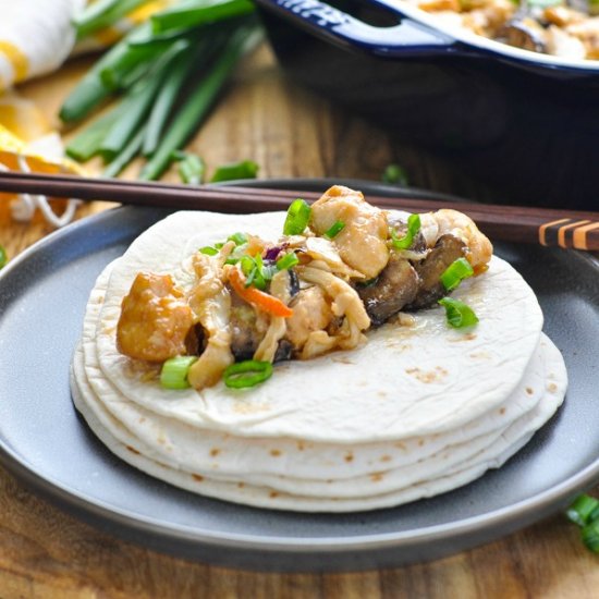 Dump-and-Bake Moo Shu Chicken