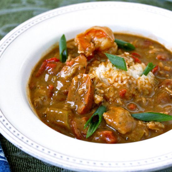 Gumbo with Smoked Okra