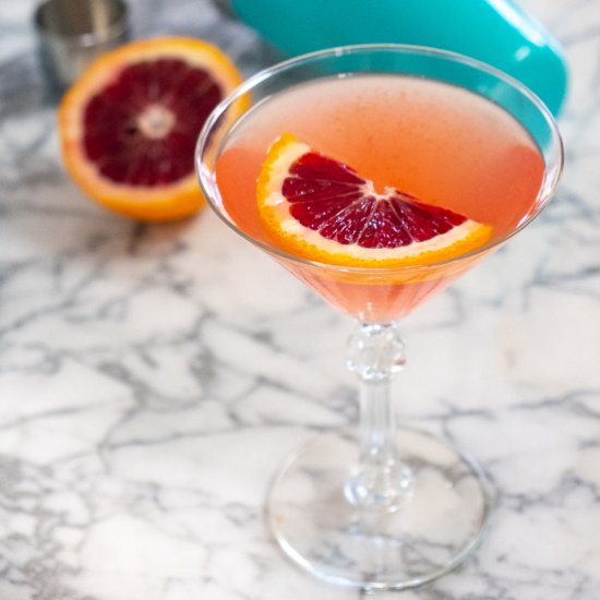 Blood Orange Martini