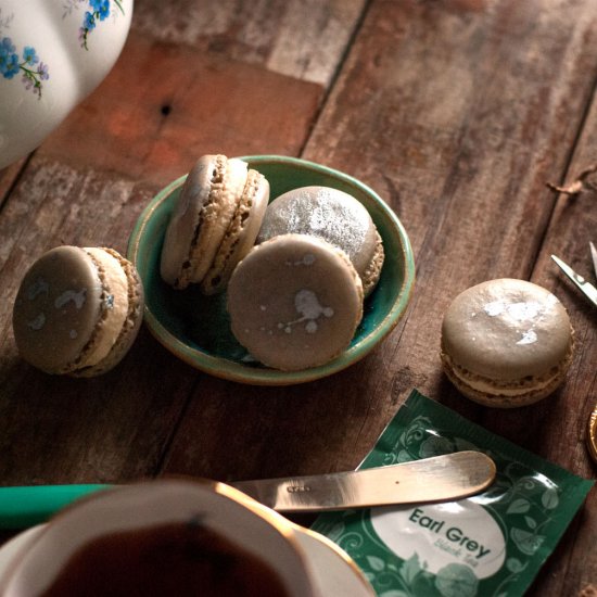 Earl Grey French Macarons