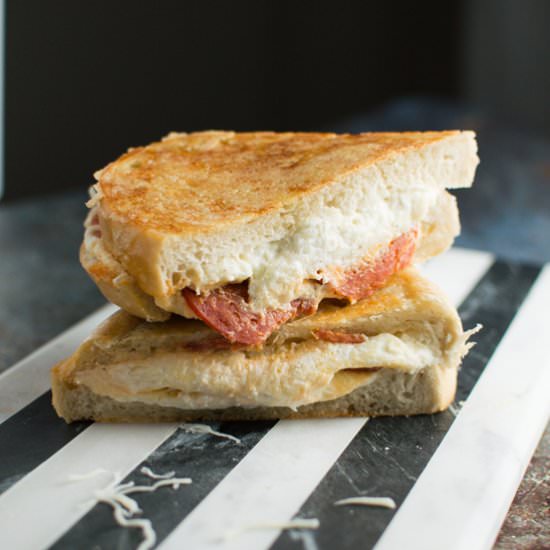 Calzone Grilled Cheese