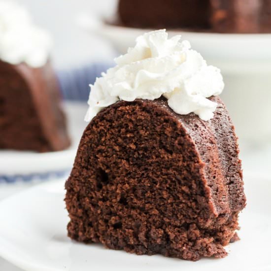 Sour Cream Chocolate Bundt Cake