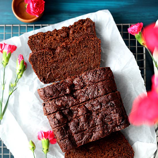 Gluten Free Chocolate Banana Bread