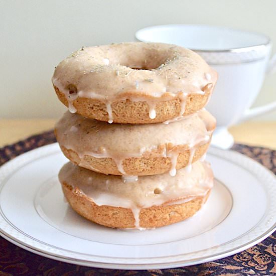 Spiced Floral Lemon Donuts