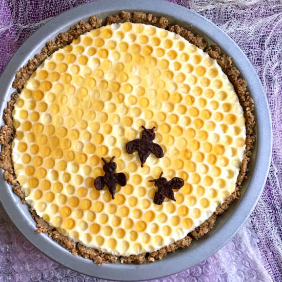 Elderberry Honeycomb Cream Pie