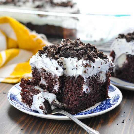 Oreo Poke Cake