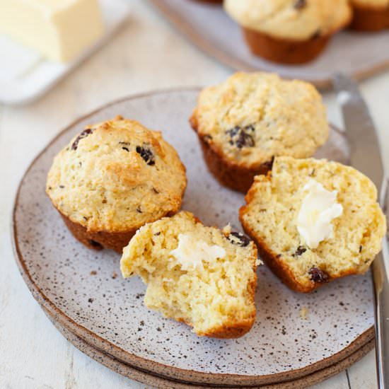 Irish Soda Bread Muffins