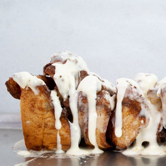 Cinnamon Bun Pull Apart Loaf