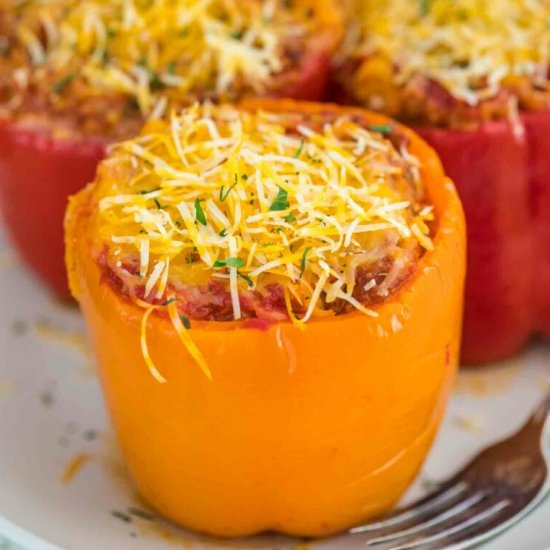 Slow Cooker Mexican Stuffed Peppers