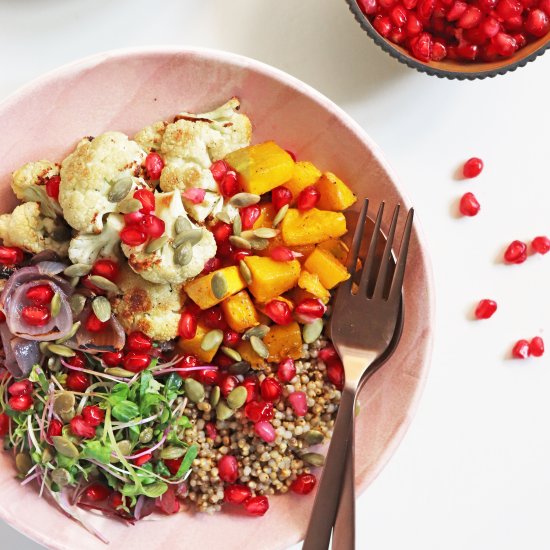 Millet Salad with Roasted Veggies