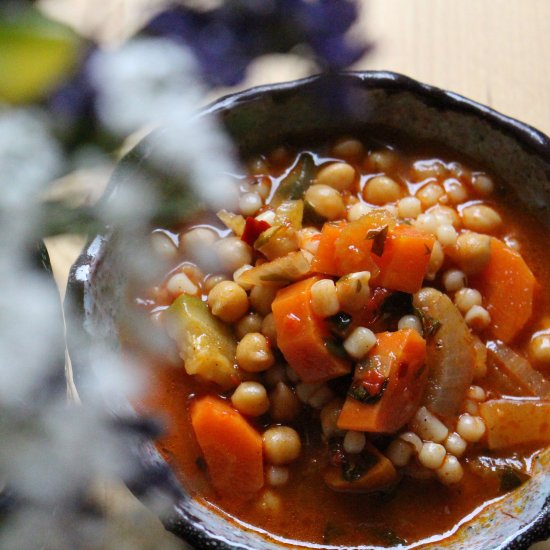 Moroccan chickpea stew