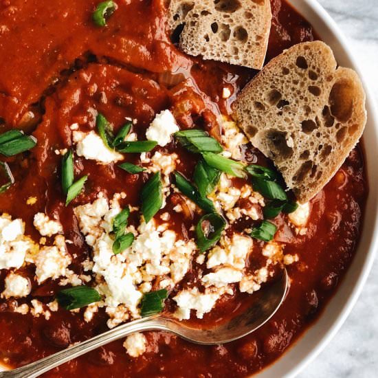 Spiced Black Bean Soup