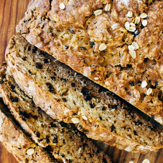 Honey Oat Irish Soda Bread