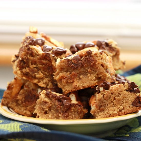 Chocolate Stout Peanut Butter Bars