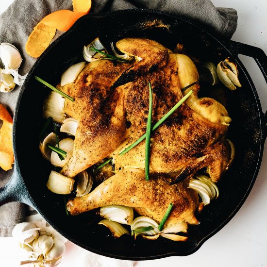 Orange Onion and Chive Chicken