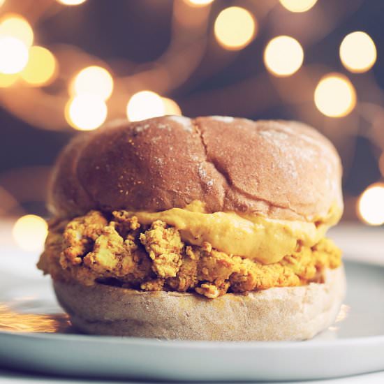 Tofu Scramble Breakfast Sandwich