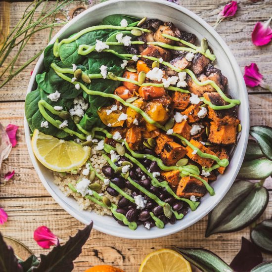 Avocado Green Goddess Buddha Bowl