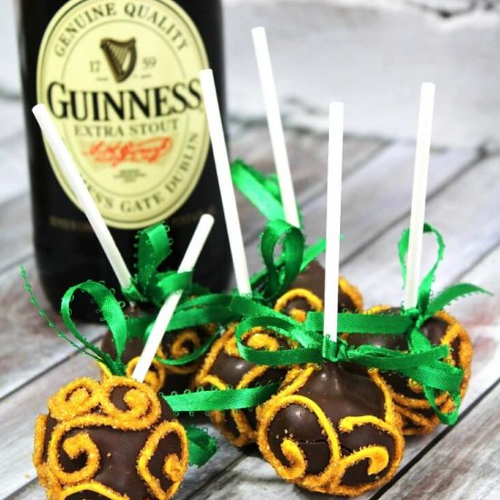 Guinness Chocolate Cake Pops