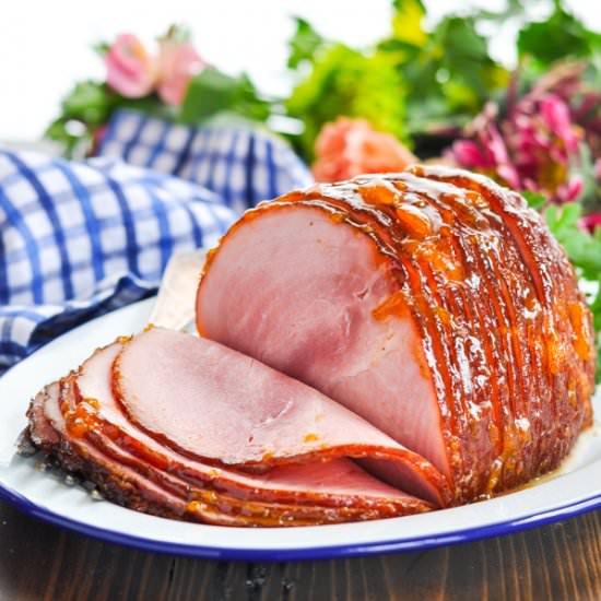 Baked Ham with Apricot Glaze