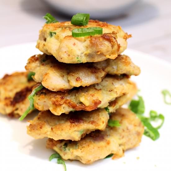 Low Carb Chicken & Shrimp Fritter