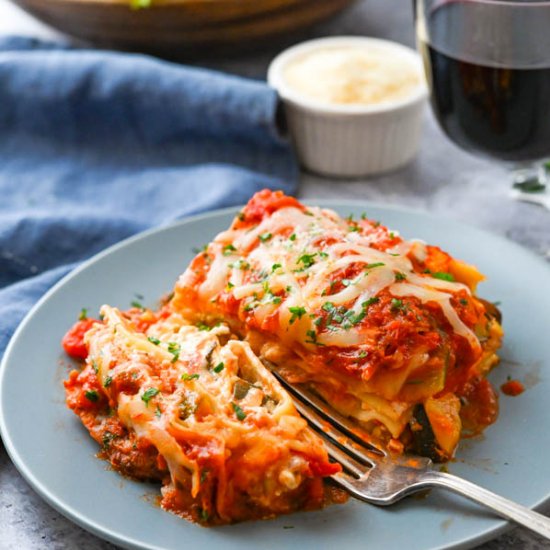 Vegetable Ratatouille Lasagna