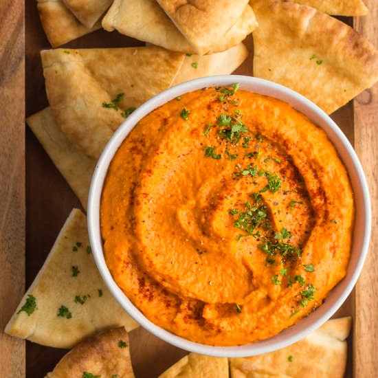 Roasted Red Pepper Hummus