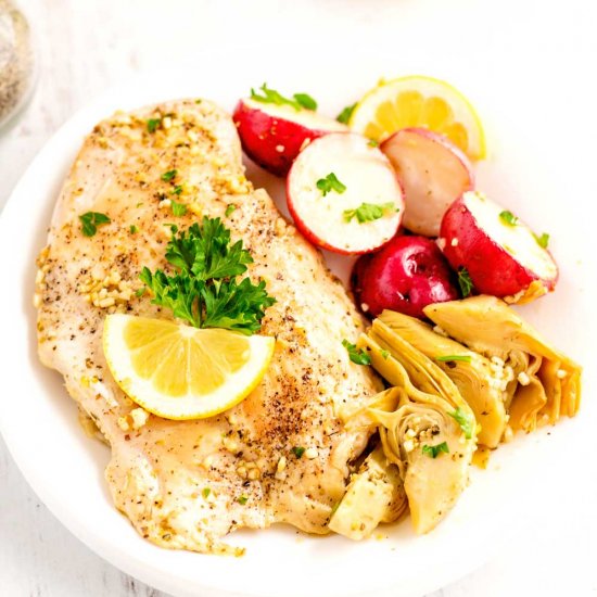 Lemon Chicken with Veggies