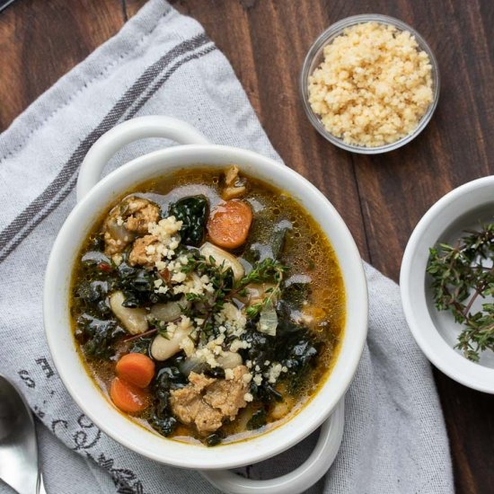 Smoky Kale & White Bean Soup