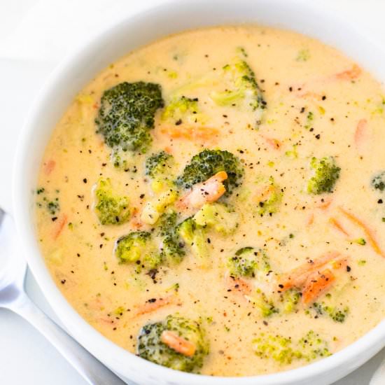 Broccoli Cheddar Cheese Soup