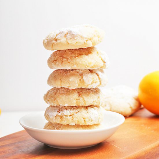 Lemon Crinkle Cookies