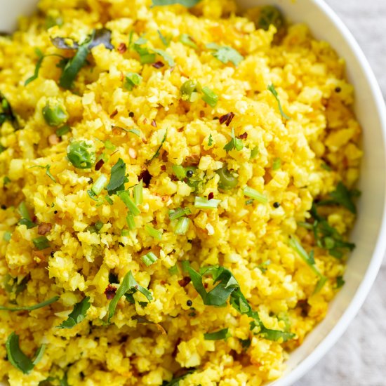 Turmeric Cauliflower Rice