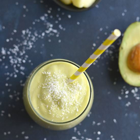 Pina Colada Avocado Smoothie