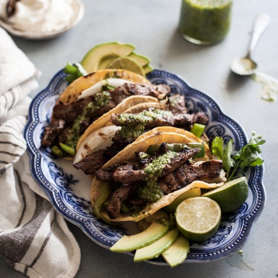 Grilled Steak Gluten-Free Fajitas