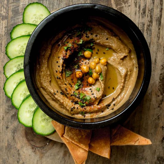 Black Garlic Hummus