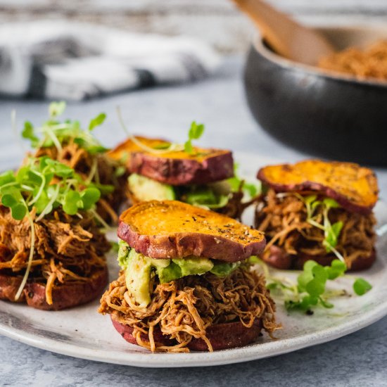 Masala Crockpot Pulled Chicken