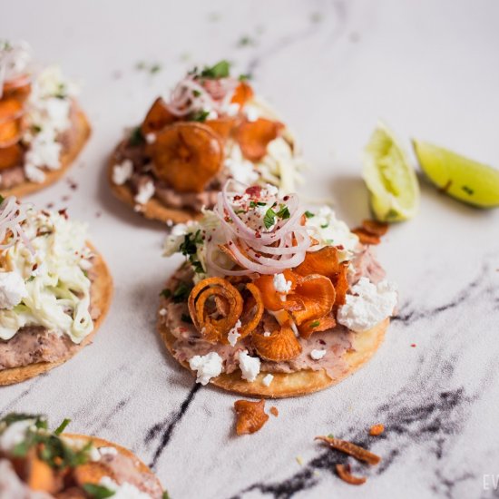 Baked tostadas