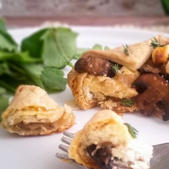 Mushroom & Goat Cheese Tarts