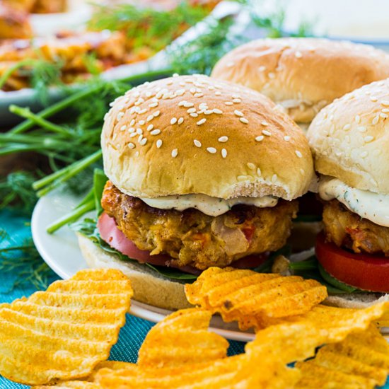 Crawfish Burgers