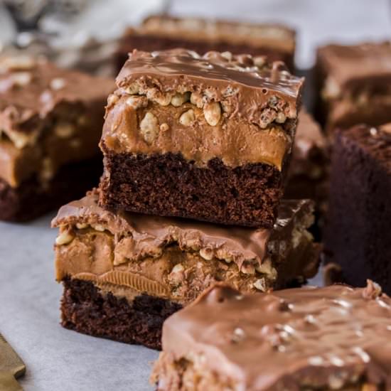 Mocha Fudge Crunch Bars