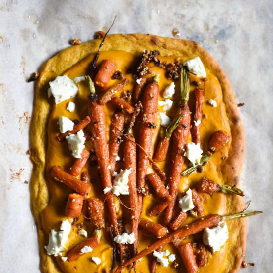 Sweet potato hemp seed pizza bases