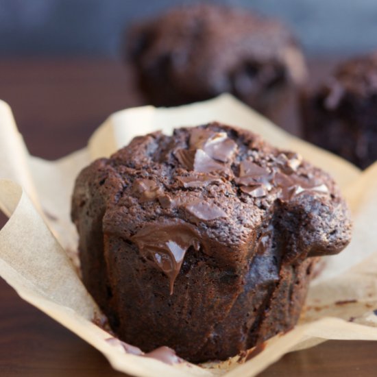 Triple Chocolate Muffins