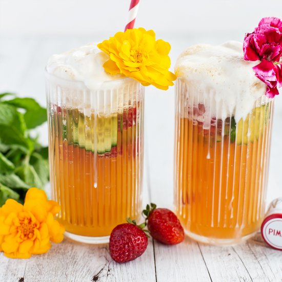 Pimms Ice Cream Float