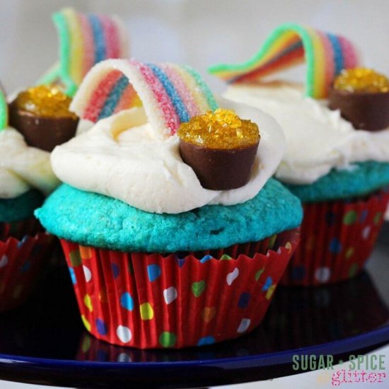 Over the Rainbow Cupcakes