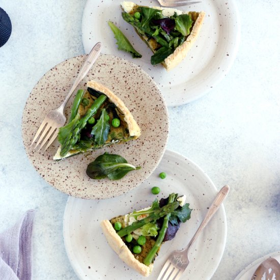 Super Green Vegetable Quiche