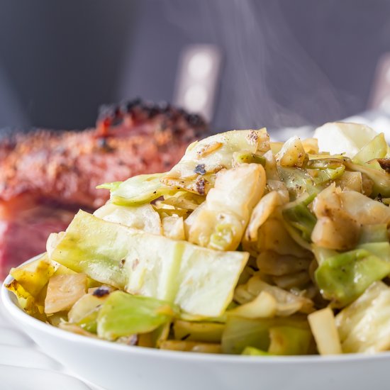 Simple Sauteed Cabbage