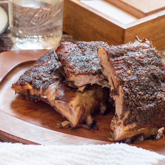 Dry Rubbed Baby Back Ribs