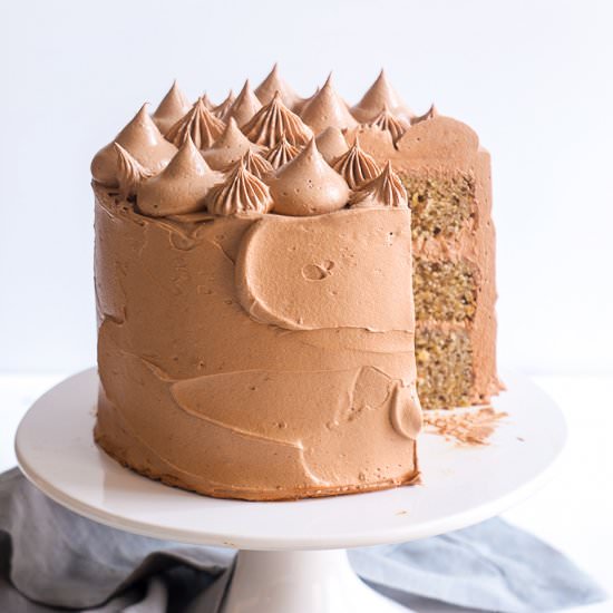 Hazelnut & Chocolate Cream Cake